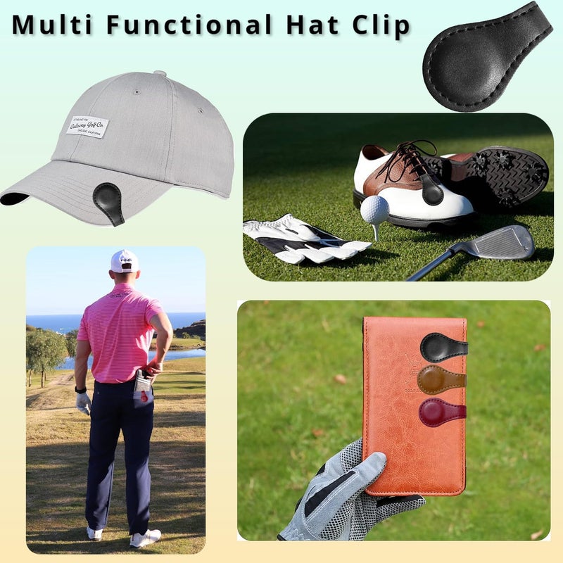 Adhere Golf Hat Clip Golf Ball Marker Holder Magnetic Golf Cap Clips Without Ball Marker - Image 4